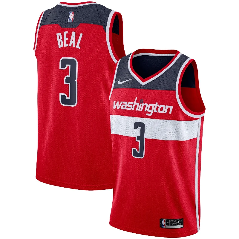 Basketball jerseys with moisture-wicking properties for comfort-Bradley Beal Washington Wizards Youth Swingman Basketball Jersey - Red