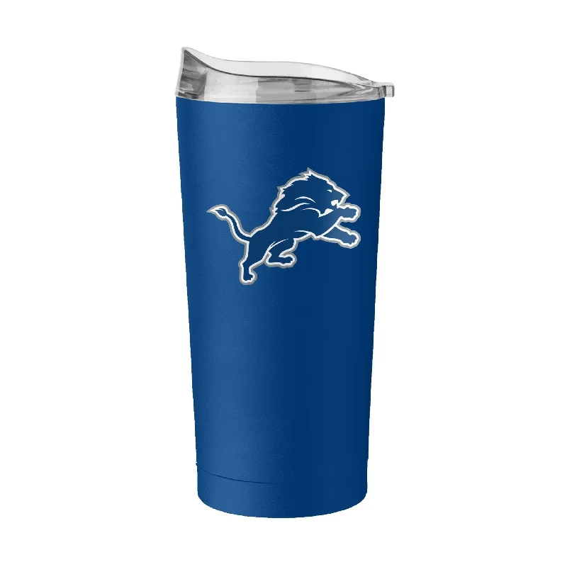 Team cups for school spirit days-Detroit Lions 20oz Flipside Powder Coat Tumbler