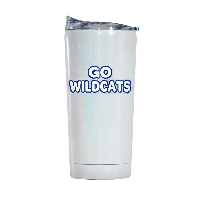 Team cups with player names and numbers-Kentucky 20oz Bubble Iridescent Tumbler