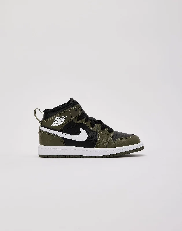 Affordable basketball shoes for beginners-Jordan Air Jordan 1 Mid Pre-School