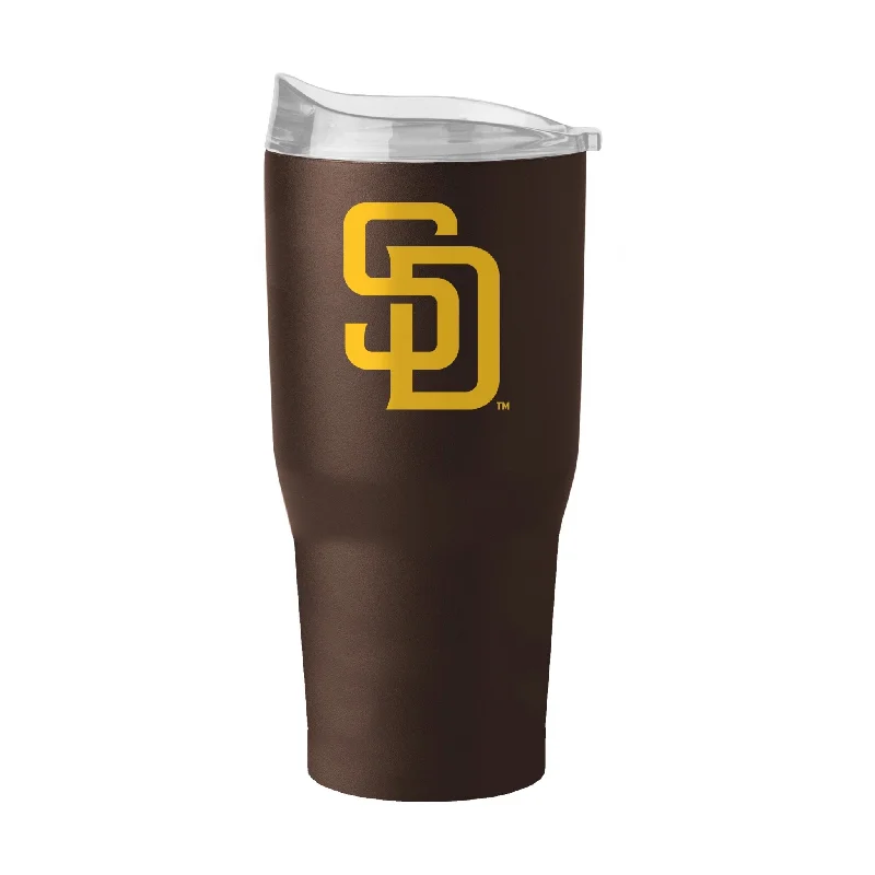 Best team cups for school teams-San Diego Padres 30oz Flipside Powder Coat Tumbler