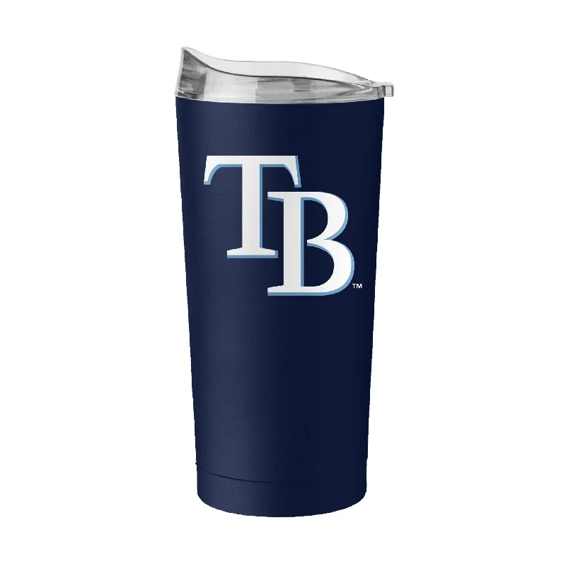 Personalized team cups for coaches-Tampa Bay Rays 20oz Flipside Powder Coat Tumbler