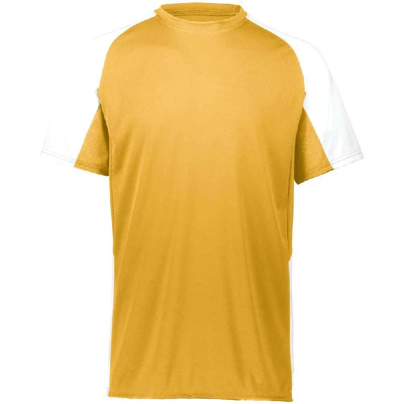 Baseball jerseys with the best fit for athletes-Cutter Baseball Jersey Old Gold-White