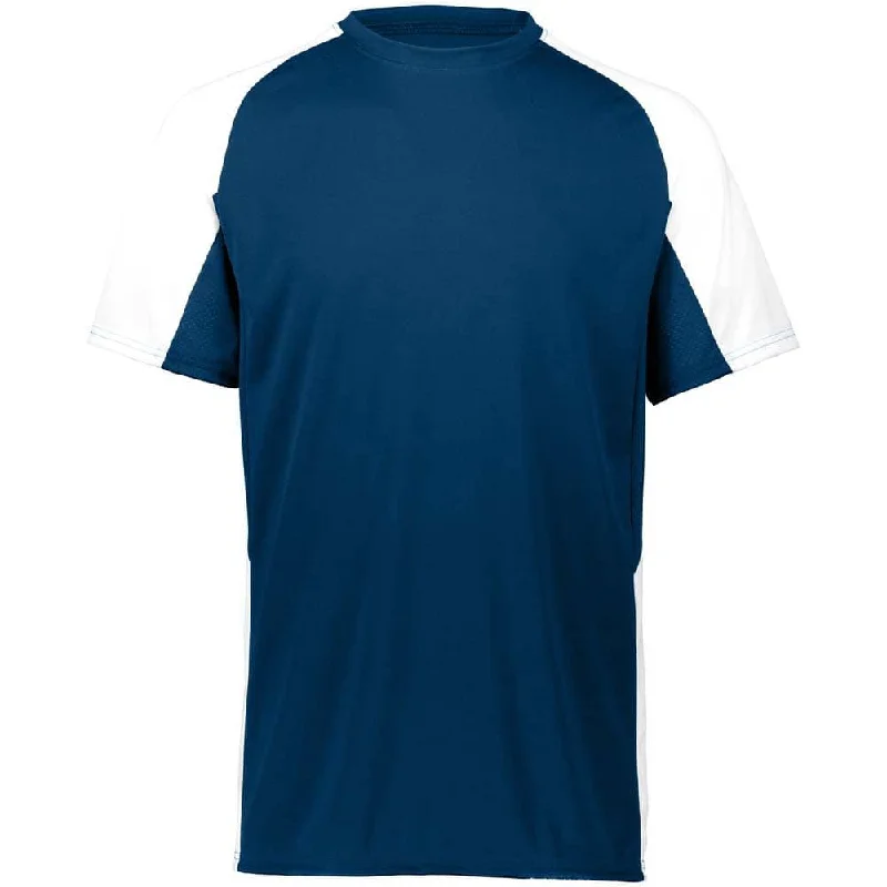 Baseball jerseys for recreational players-Cutter Baseball Jersey Navy-White