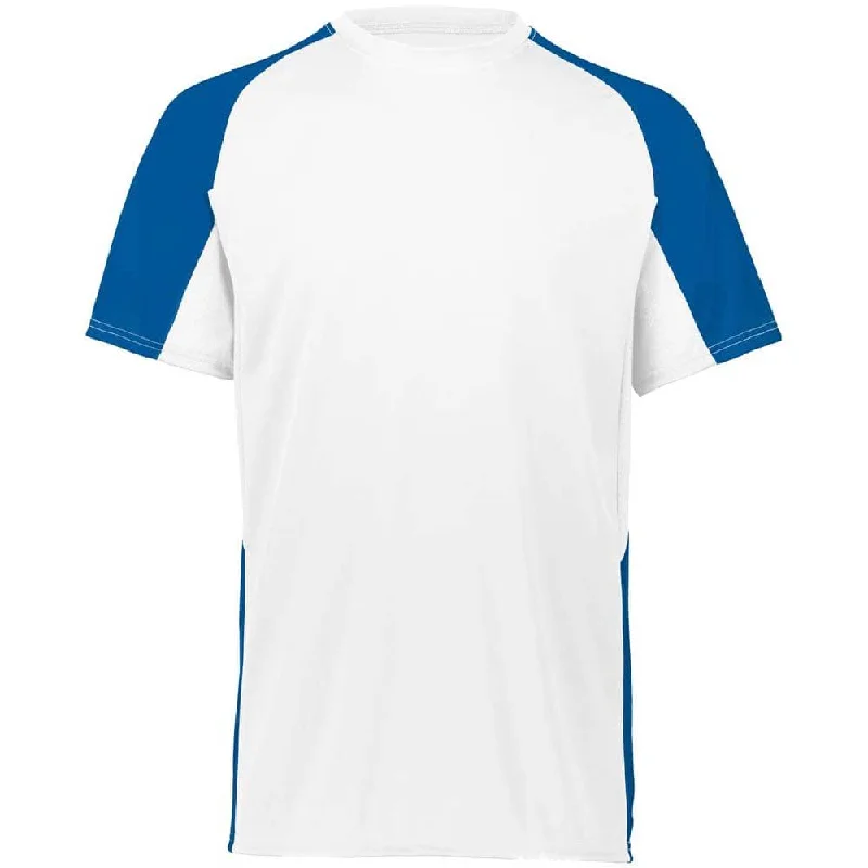 Customizable baseball jerseys for fan merchandise-Cutter Baseball Jersey White-Royal