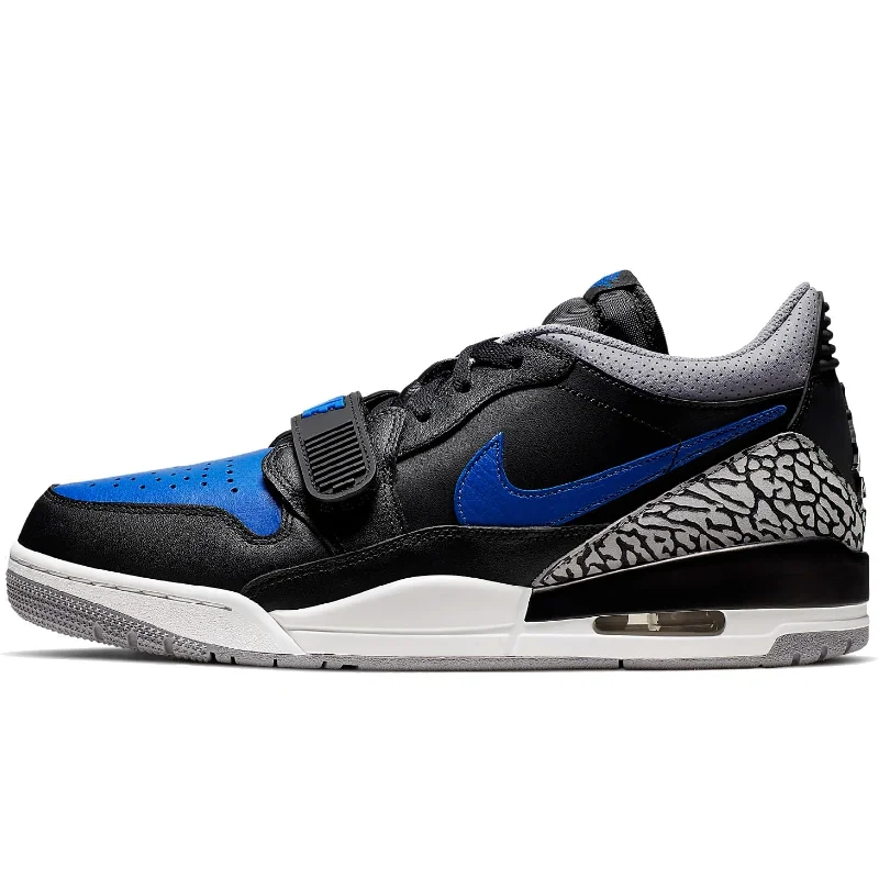 Basketball shoes with innovative design and comfort-Nike Air Jordan Legacy 312 Low Mens Basketball Trainers CD7069 Sneakers Shoes (UK 7 US 8 EU 41, Black Game Royal White 041)