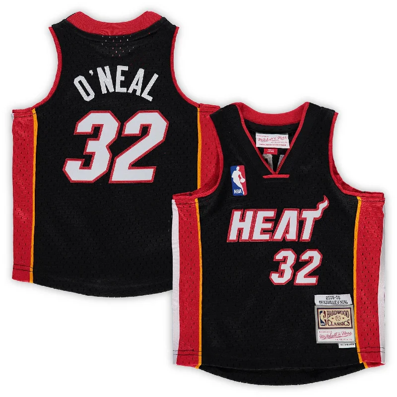 Basketball jerseys with breathable fabric for comfort-Shaquille O'neal Miami Heat Infant 2005/06 Hardwood Classics Retired Player Basketball Jersey - Black