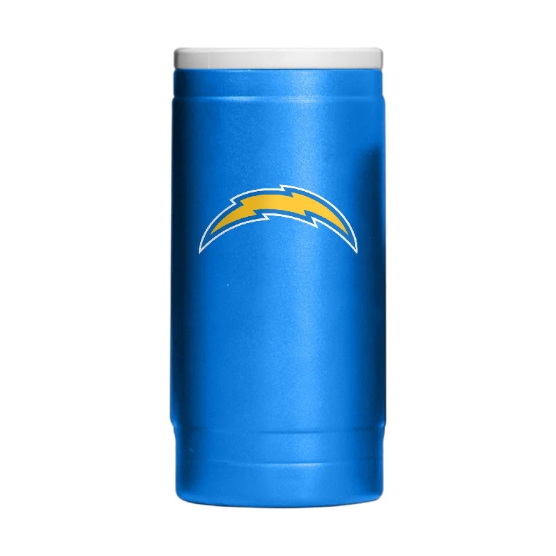 Team cups with unique prints for supporters-Los Angeles Chargers Flipside Powder Coat Slim Can Coolie