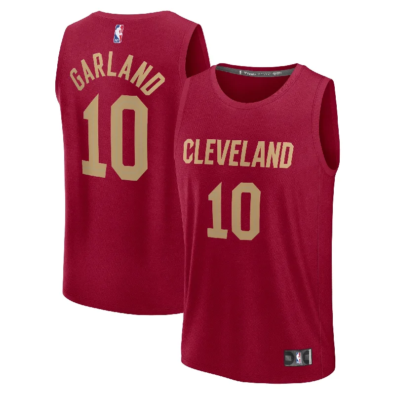 Premium quality basketball jerseys for elite players-Darius Garland Cleveland Cavaliers Branded Youth Fast Break Player Basketball Jersey - Icon Edition - Wine