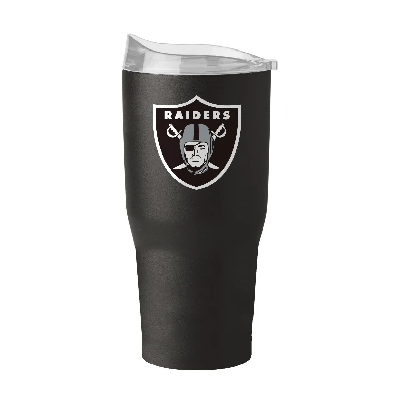 Bulk team cups for large events-Las Vegas Raiders 30oz Flipside Powder Coat Tumbler