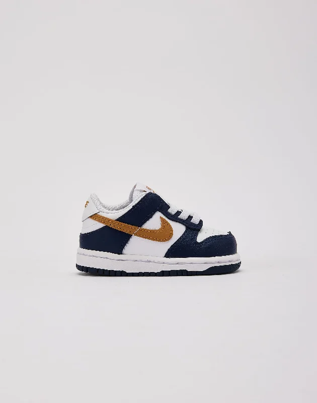 Basketball shoes with breathable mesh upper-Nike Dunk Low Toddler