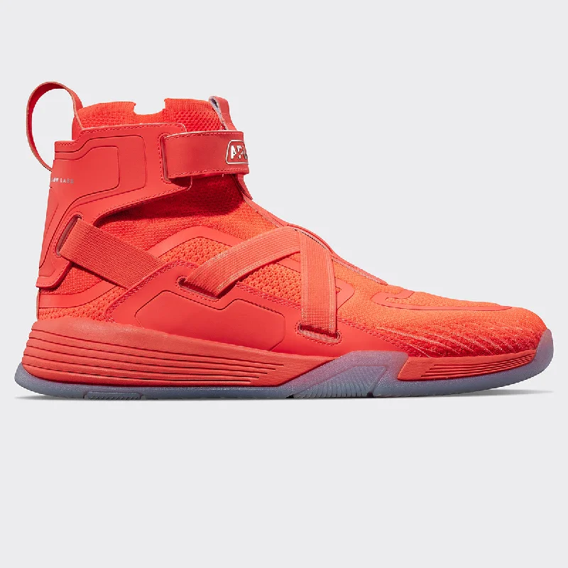 Basketball shoes with superior ankle lock-APL SUPERFUTURE  Impulse Red / Metallic Silver