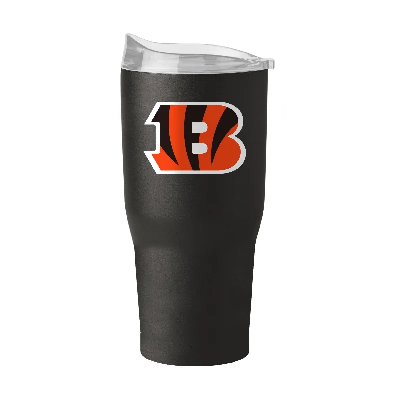 Large capacity team cups for stadium games-Cincinnati Bengals 30oz Flipside Powder Coat Tumbler