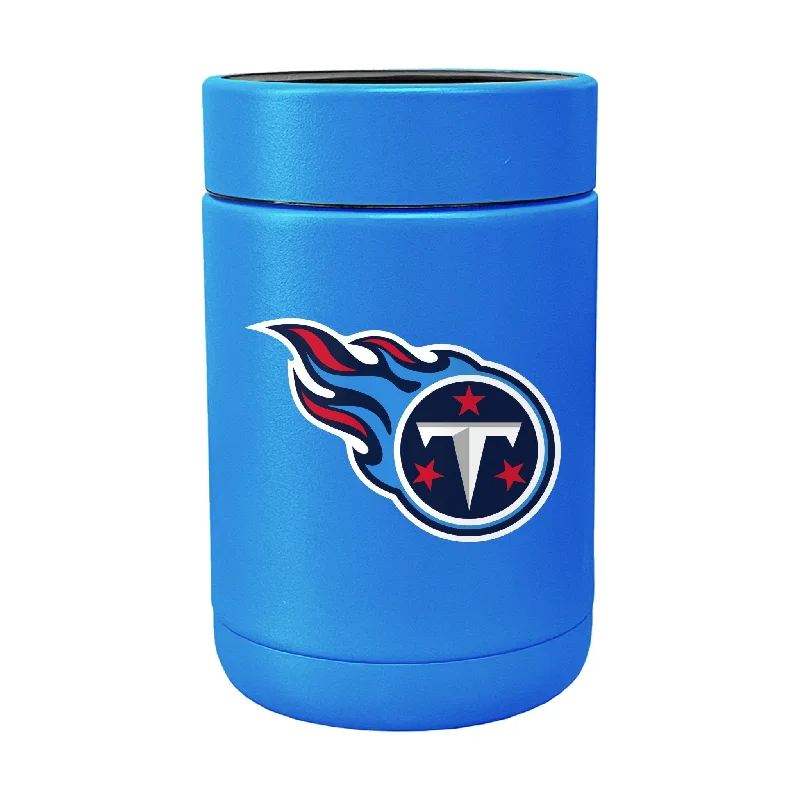 Stylish and affordable custom team cups-Tennessee Titans Flipside Powder Coat Coolie