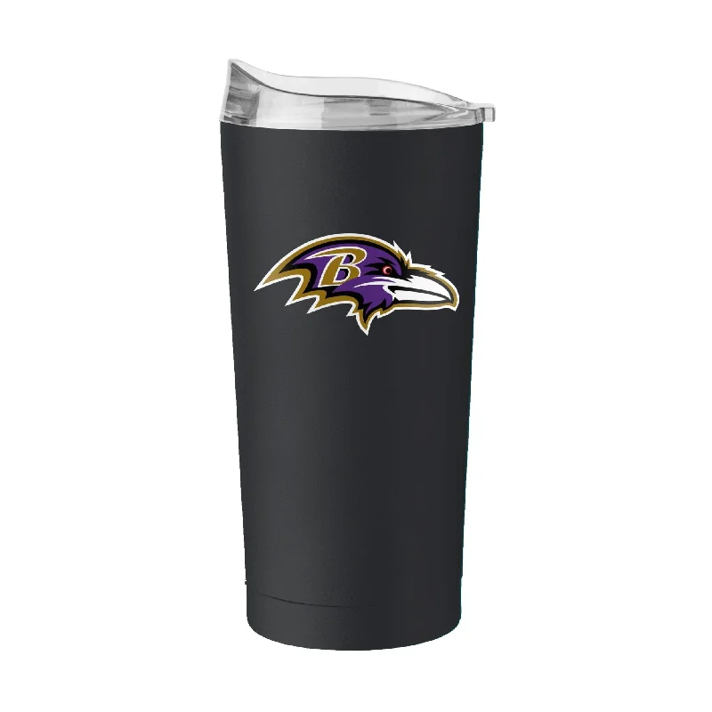 Limited-edition team cups for special occasions-Baltimore Ravens 20oz Flipside Powder Coat Tumbler