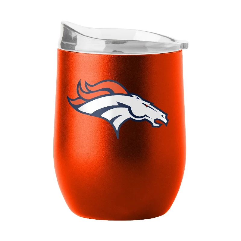 Stylish team cups for elite teams-Denver Broncos 16oz Flipside Powder Coat Curved Beverage