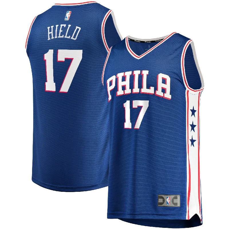 Basketball jerseys with customizable sleeves and collars-Buddy Hield Philadelphia 76ers Branded Youth Fast Break Player Basketball Jersey - Icon Edition - Royal