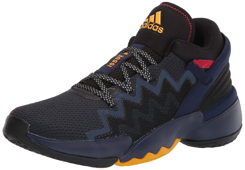 Basketball shoes for quick pivoting and lateral movement-adidas Men's D.O.N. Issue 2 GCA Basketball Shoe, Team Navy Blue/Team College Gold/Black, 8