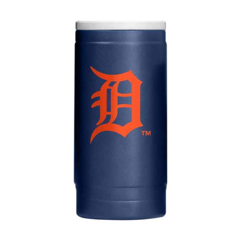 Large custom team cups for stadium events-Detroit Tigers Flipside Powder Coat Slim Can Coolie