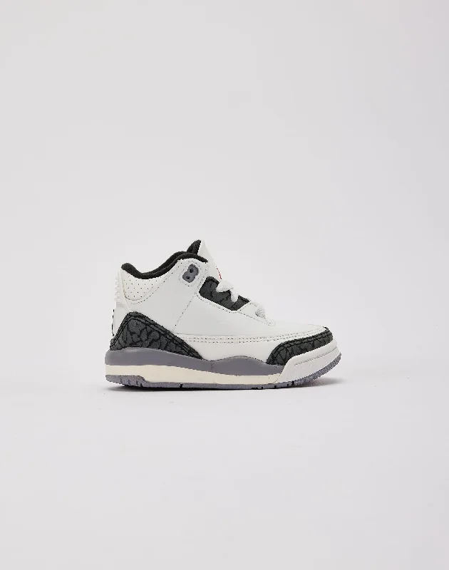 Best basketball shoes for low arches-Jordan Air Jordan 3 Retro 'Cement Grey' Toddler