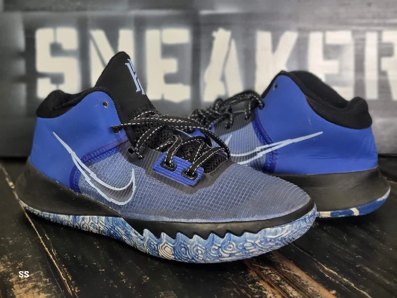 Basketball shoes with the best breathability-Pre-Owned Nike Kyrie Blue/Black Basketball Shoes CT1972-401 Men 8