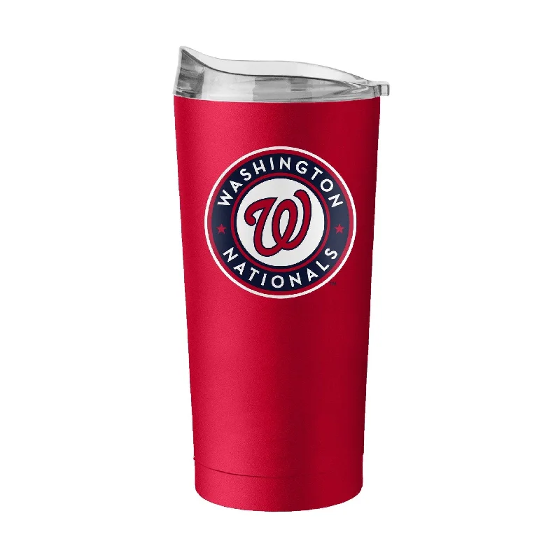 Team cups for fundraising campaigns-Washington Nationals 20oz Flipside Powder Coat Tumbler