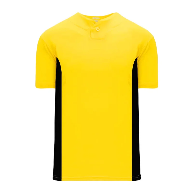 Baseball jerseys with athletic fit for a sleek look-1-Button Dryflex Yellow-Black Jersey