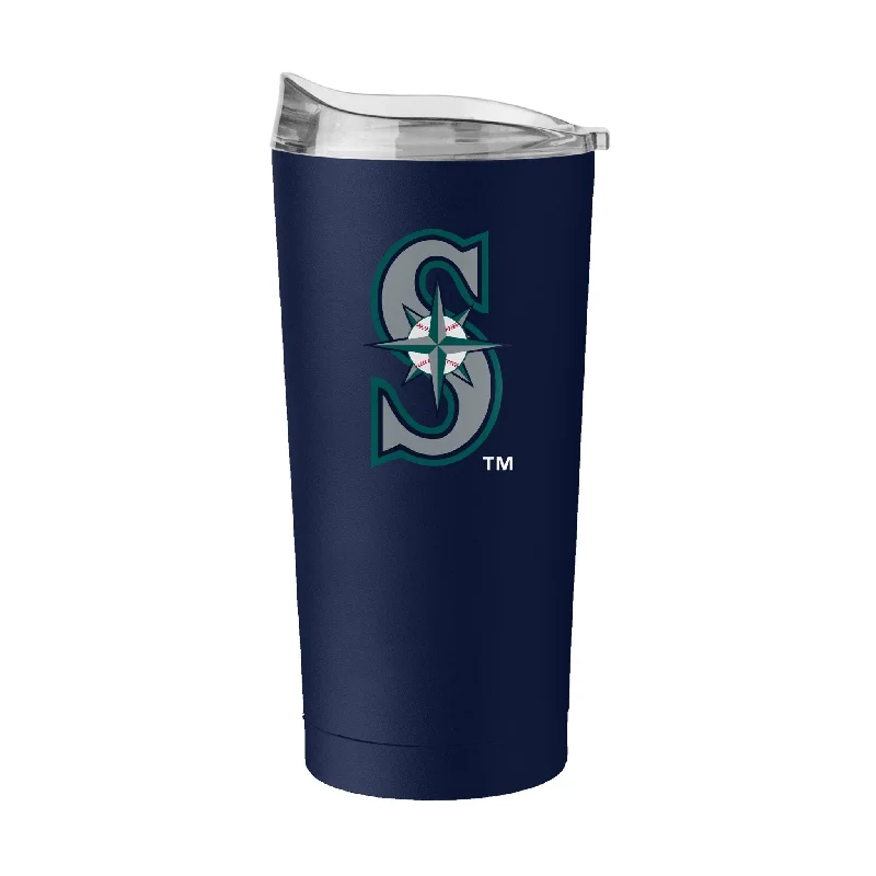 Unique designs for team cups-Seattle Mariners 20oz Flipside Powder Coat Tumbler