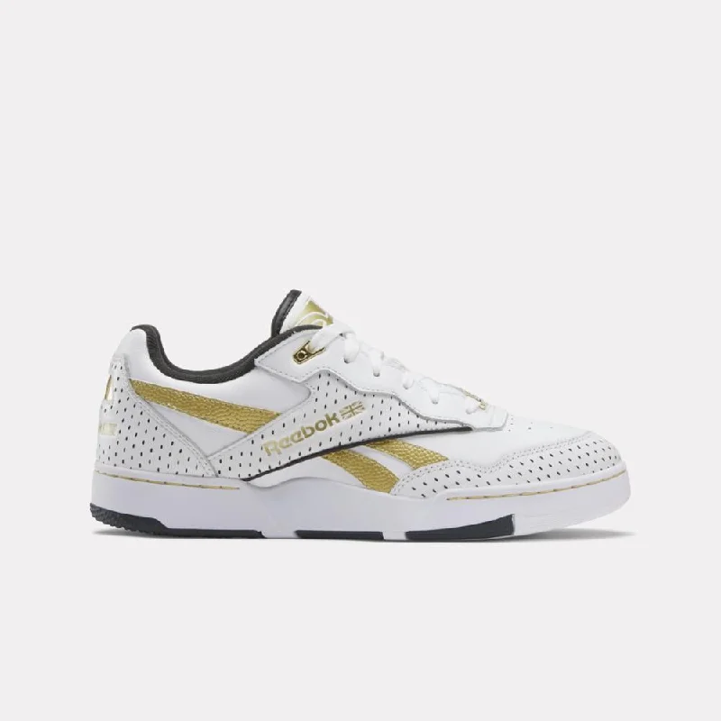 Basketball shoes for indoor and outdoor use-Reebok Footwear Men Victor Solomon BB 4000 II Basketball Shoes WHITE/GOLD/PUREGREY8