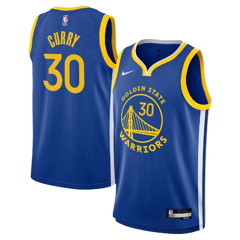 Basketball jerseys for boys and girls teams-Stephen Curry Golden State Warriors Youth Swingman Basketball Jersey - Icon Edition - Royal