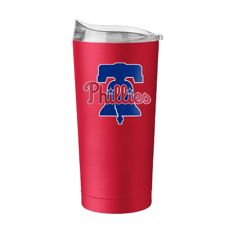 Team cups for sports awards ceremonies-Philadelphia Phillies 20oz Flipside Powder Coat Tumbler