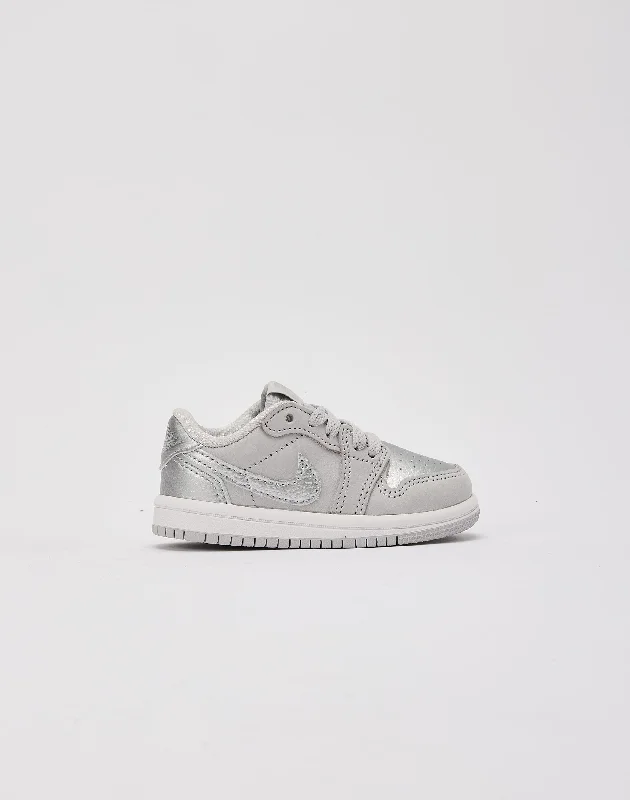 Basketball shoes for sprinting and speed-Jordan Air Jordan 1 Retro Low OG 'Metallic Silver' Toddler