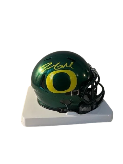 Comfort of the inner lining of football helmets-Dillon Gabriel Autographed Oregon Mini Football Helmet