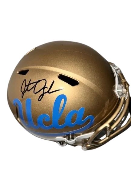 Importance of football helmet head protection-Jonathan Ogden Autographed UCLA Replica Football Helmet