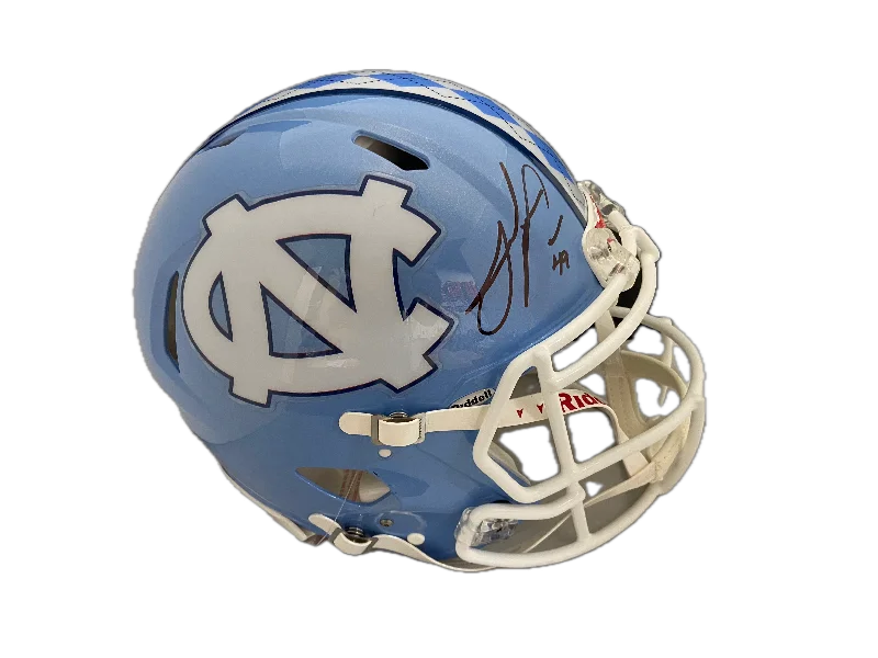 Advantages of professional football helmets-Julius Peppers Autographed UNC Full-Size Authentic Helmet