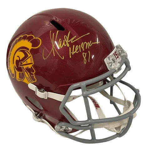 Key factors to consider when choosing a football helmet-Marcus Allen Autographed "Heisman 1981" USC Full Size Helmet