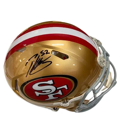 High safety rated football helmets-Patrick Willis Autographed San Francisco 49ers Authentic Football Helmet