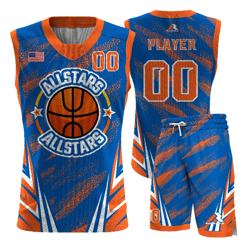 Soft cotton basketball jerseys for comfort-Allstars - Basketball